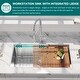 preview thumbnail 5 of 7, 32 in Double Dowl Kitchen Sink Undermount, 32x19 Workstation Sink 50/50 Stainless Steel with Accessories Combo - 32''x19''x10''