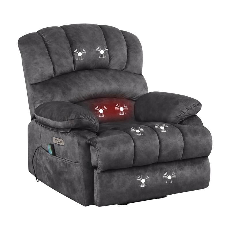 Electric Recliner Chair Lift Recliner with Heat and Massage for Adults Set of 2