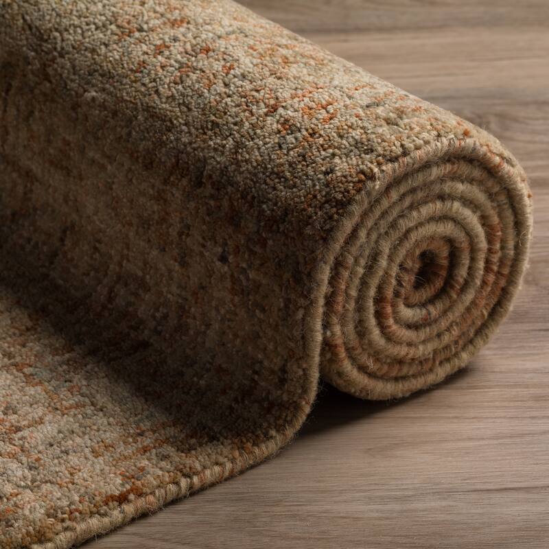Addison Eastman Variegated Solid Wool Area Rug