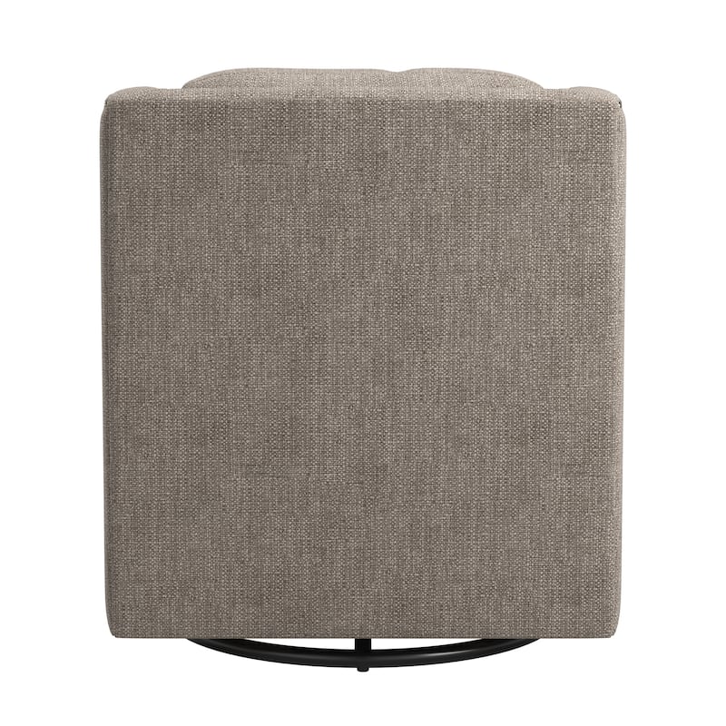 Orwyn Nailhead Slope Arm Swivel Chair by iNSPIRE Q Classic