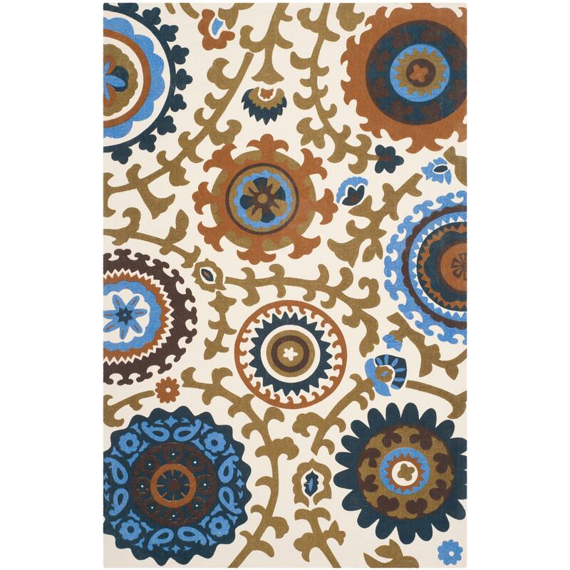 SAFAVIEH Handmade Cedar Brook Izetta Modern Cotton Rug