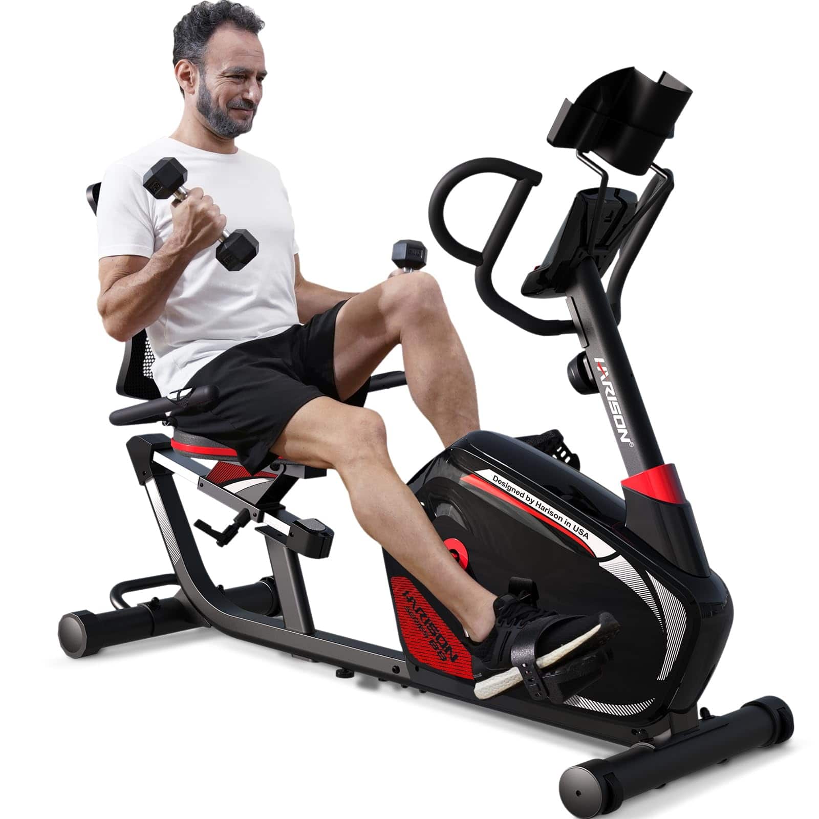 Ubuy Snode Magnetic Recumbent Exercise Bike Bicicleta Estática