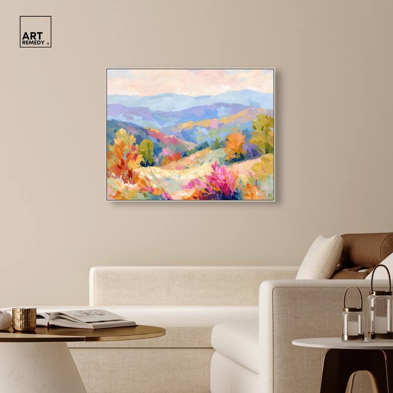 Colorful Valley II Canvas by Art Remedy