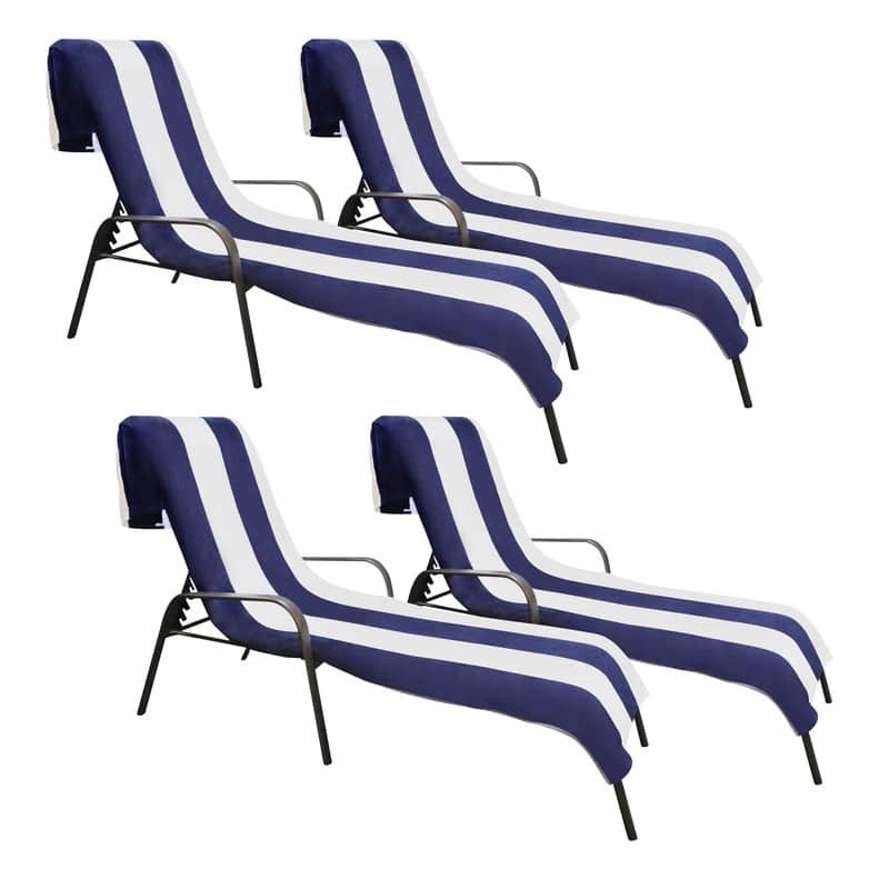 Superior Cabana Cotton Towel/ Chaise Lounge Chair Cover