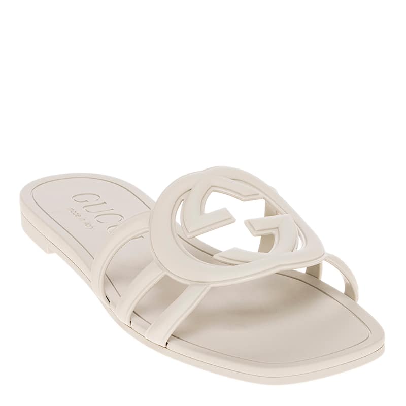 Gucci Interlocking G Slide Sandals - 39.5 EU