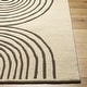 preview thumbnail 3 of 4, Banastre Handmade Arched Stripes Wool Area Rug