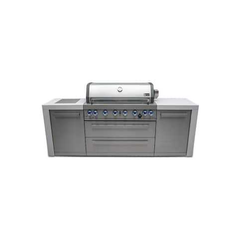 Mont Alpi 805 Stainless Steel Gas Island Grill