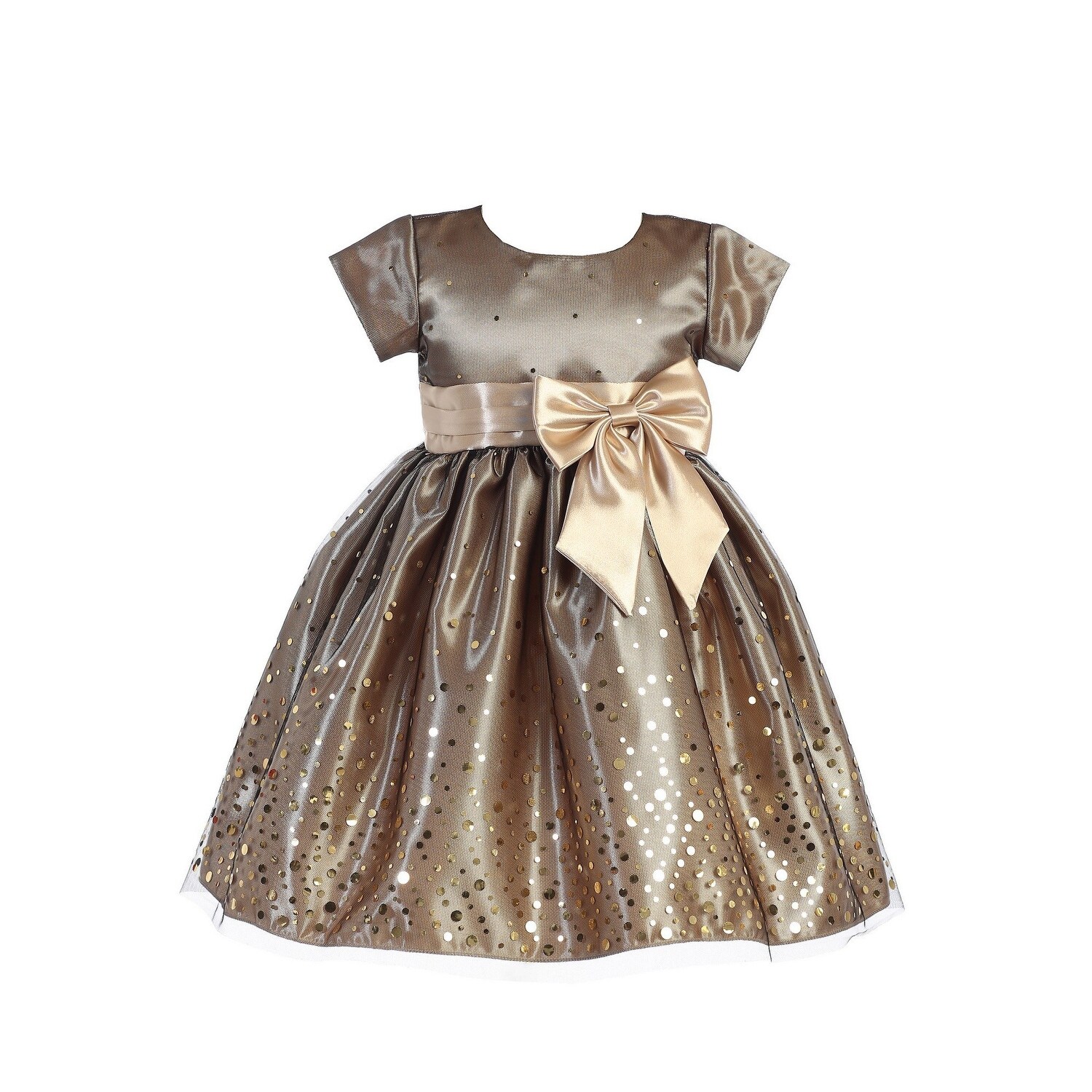 gold dress christmas