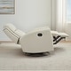 preview thumbnail 11 of 52, Jerome Swivel Glider Recliner Nursery Chair Manual Push Back Recliner