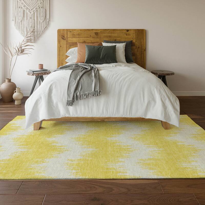 Premium Washable Super Soft Farmhouse Chevron Mayfield Rug