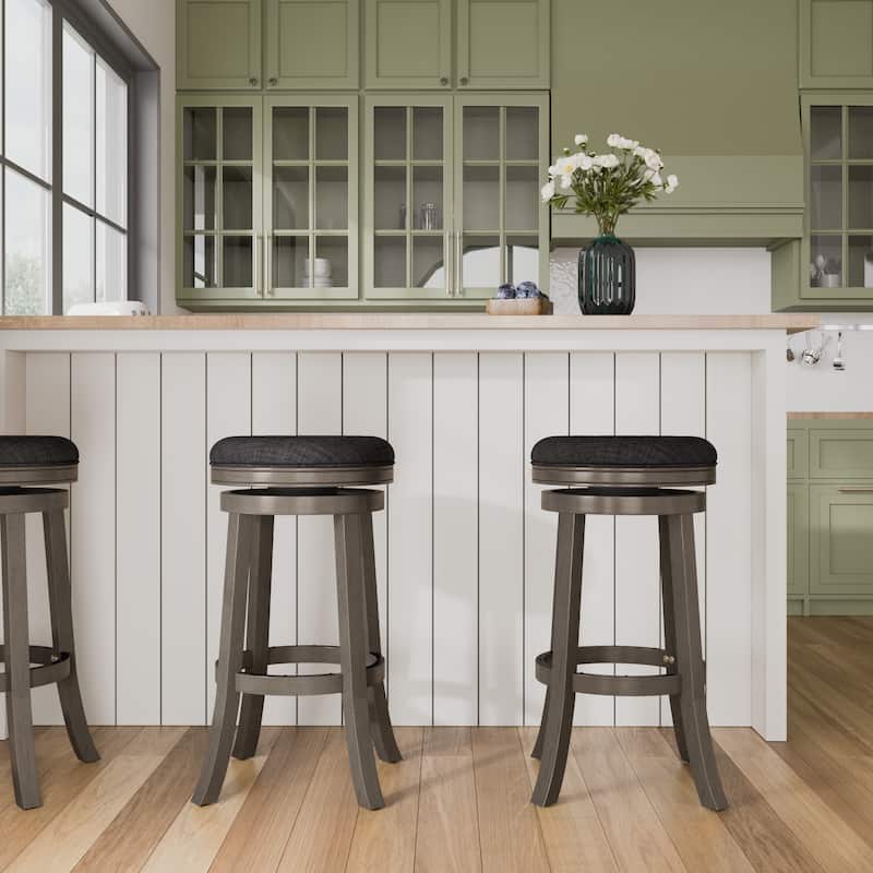DTY Indoor Living Creede Backless Swivel Stool