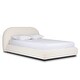 preview thumbnail 15 of 39, Poly and Bark Genoa Bed Crema White Boucle - Queen