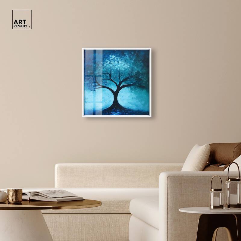 Tree of Opposites III Shadowbox by Art Remedy