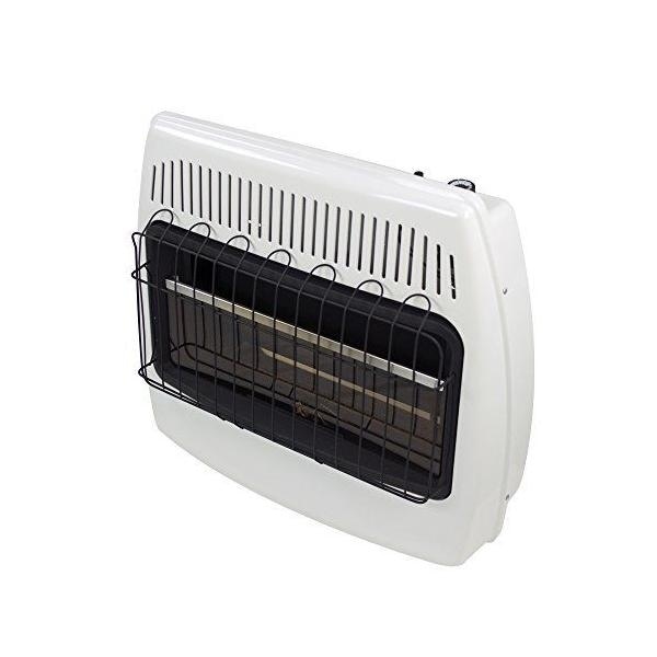 Dyna-Glo BF30PMDG 30000 BTU Liquid Propane Blue Flame Vent Free Wall Heater - White
