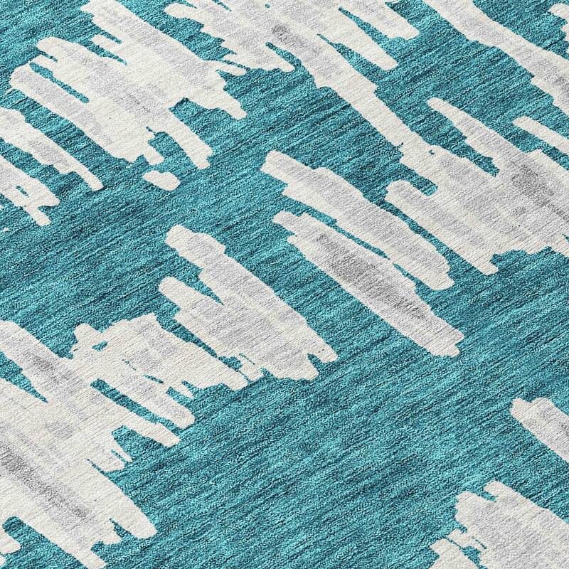 HomeRoots Striped Transitional Rectangle Outdoor Rug