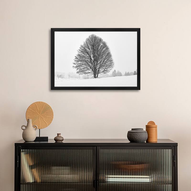 Lonely Tree Premium Framed Poster by Martin Froyda