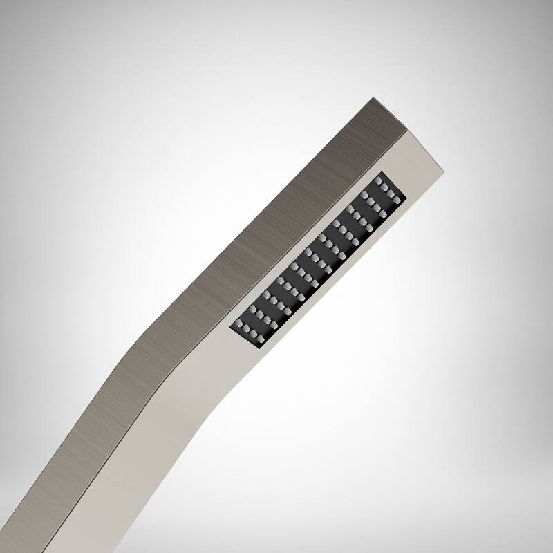 Modern Deck Mounted Bathtub Faucet Set with Diverter And Handheld Sprayer