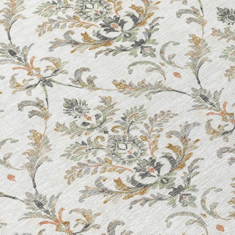 Machine Washable Indoor/ Outdoor Traditional Marrakesh Chantille Rug