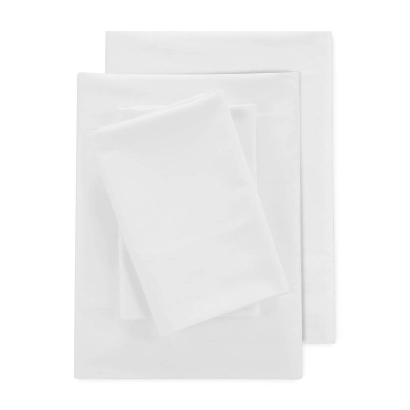 Clean Design Home x Martex 400 Thread Count Blue Sheet Set - California King - White