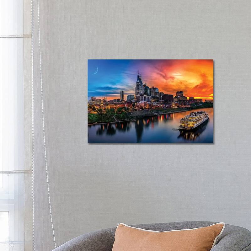 iCanvas "Southern Sky Sunset Over Nashville" by Jonathan Ross Photography Canvas Print - 18x26x1.5