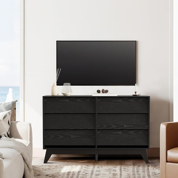 black modern farmhouse dresser Amazon.com: COWMOU Tall Dresser for Bedroom Black 6 Drawers Dresser Tall  Chest of Drawers, Modern Farmhouse Storage Cabinet for Living Room,  Hallway, Entryway, Home Office : Home & Kitchen