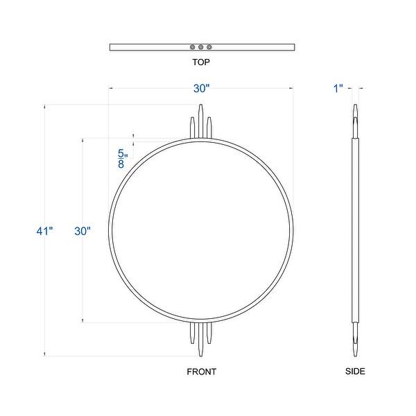 Varaluz Propaganda Round Wall Mirror