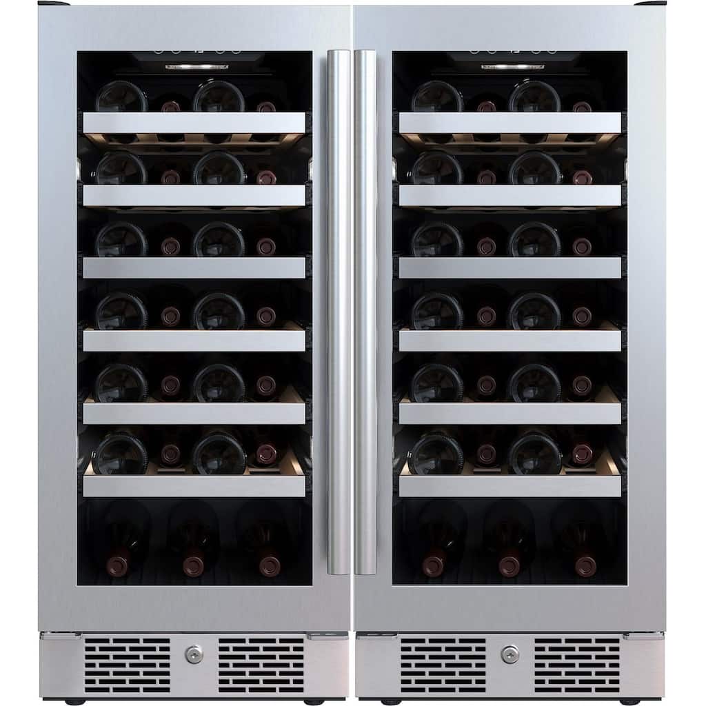 Avallon AWC152SZDUAL 30" Wide 54 Bottle Capacity Wine Cooler with Door