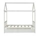 preview thumbnail 9 of 9, White House Beds with Trundle for Kids Twin Size Wood Playhouse Bed Frame with Roof for Girls Boys, No Spring Needed