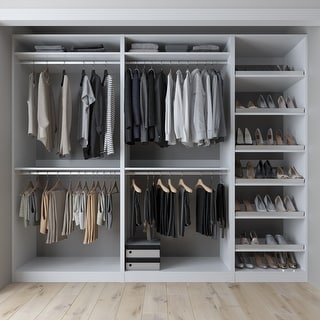 96" Custom Closet System Reach-in