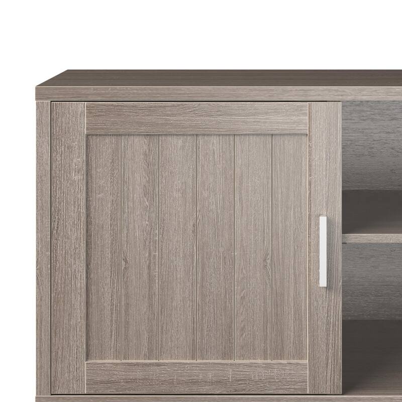 Bridgevine Home Briggs Modern 60 Inch TV Stand Console for TVs up to 65 inches