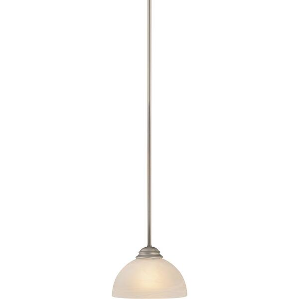 Volume International Bernice Antique Bronze Transitional Tinted Glass Dome Pendant Light