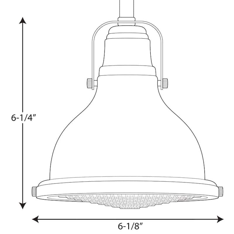 Progress Lighting P5050-0930k9 Fresnel Lens 1-light LED Pendant with AC LED Module