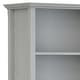 preview thumbnail 5 of 15, WYNDENHALL Halifax 30" Wide Solid Wood Transitional 5 Shelf Bookcase - 30"w x 14"d x 70" h