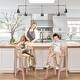 preview thumbnail 7 of 5, High Chair Wooden for Toddlers Junior Childs, Sturdy Dining Feeding Chair with Steps Grows with Child, Max 60kg