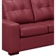 preview thumbnail 46 of 45, Liam Top Grain Leather Tufted Sectional Chaise Sofa