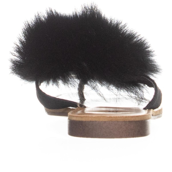 bebe katerina pom pom thong flat sandals