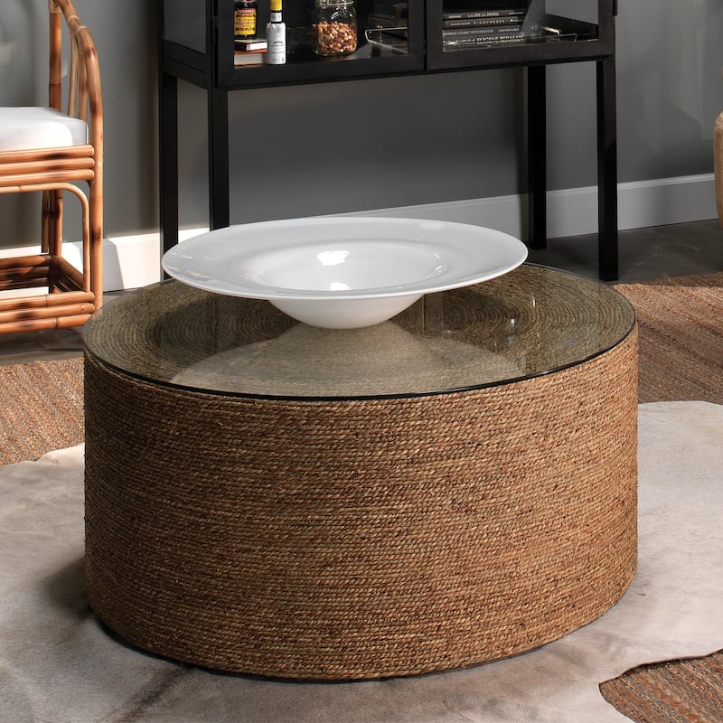 Jamie Young Harbor Seagrass Coffee Table