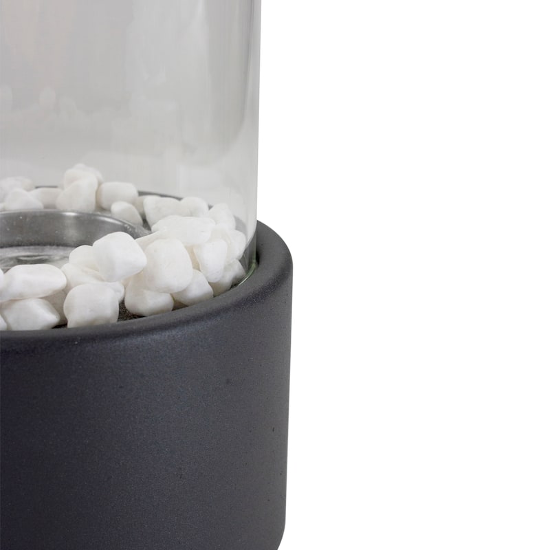 10.5" Bio Ethanol Round Portable Tabletop Fireplace