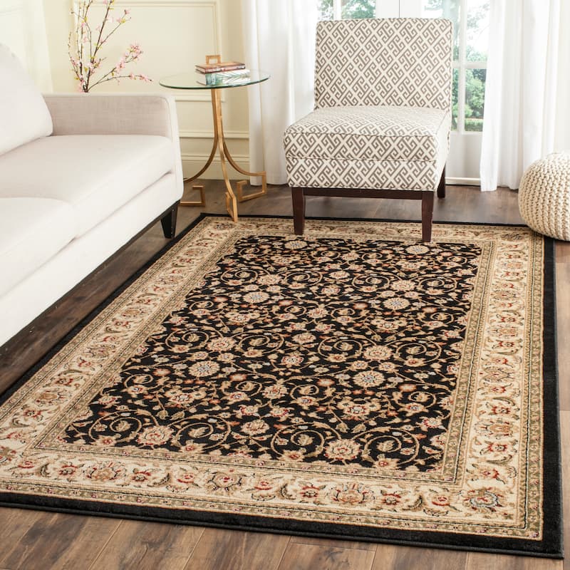 SAFAVIEH Lyndhurst Mihaiela Traditional Oriental Rug - 3'3" x 5'3" - Black/Ivory