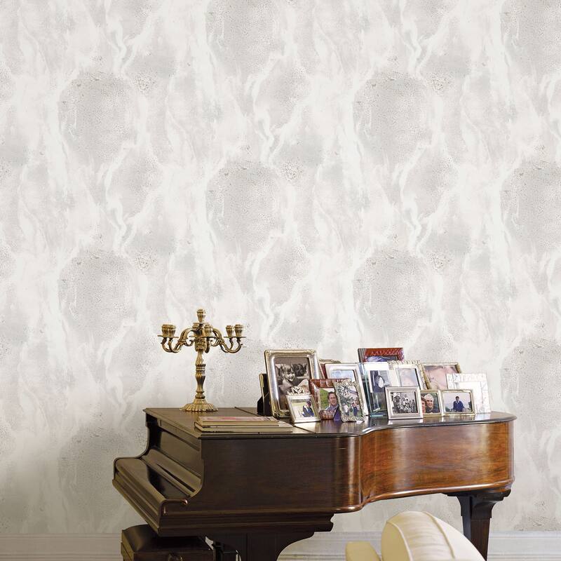 Galerie Wallcoverings Italian Design Collection Italian Marble Effect Vinyl on Non-woven Matte Wallpaper Roll Double Width