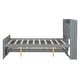 preview thumbnail 45 of 43, Platform Bed Frame with Storage Headboard, Trundle & Charging Station, Wood Captain Bed with 3 Drawers, Low Profile Bed