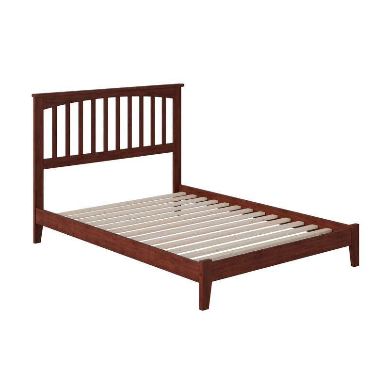 Platform Bed - Stylish Design Slats & Elegant Headboard - Modern Bedroom Furniture