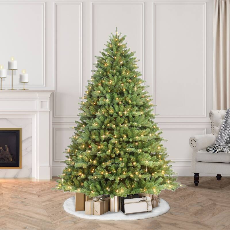 Puleo International 6.5 ft. Pre-Lit Douglas Fir Premier Artificial Christmas Tree