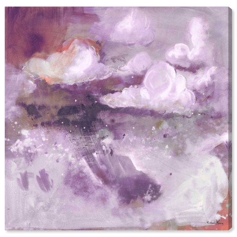 Wynwood Studio Abstract Michaela Nessim - A Cure for Dreamers Lilac Purple and Modern & Contemporary Wall Art Canvas Print