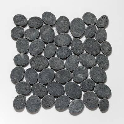 Cruz Bay Studio XC3R Coin Marble - 11" x 11" Pebble and Rock Floor and