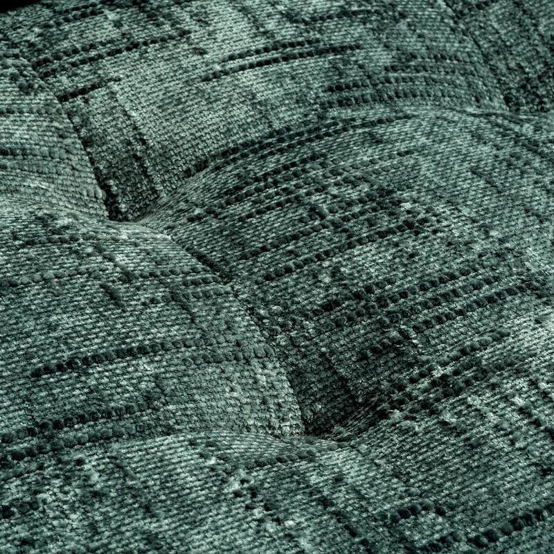 3-Seat Sofa Bed – Pull-Out Sleeper, 89" Sectional Sofa in Beige/Blue/Green