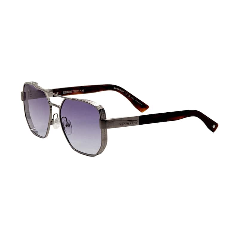 Dsquared2 Men's 58mm Dark Ruthenium Horn Sunglasses D20083-S-0OS-58