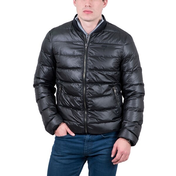 Byblos Black Quilted Puffer Jacket. Opens flyout.