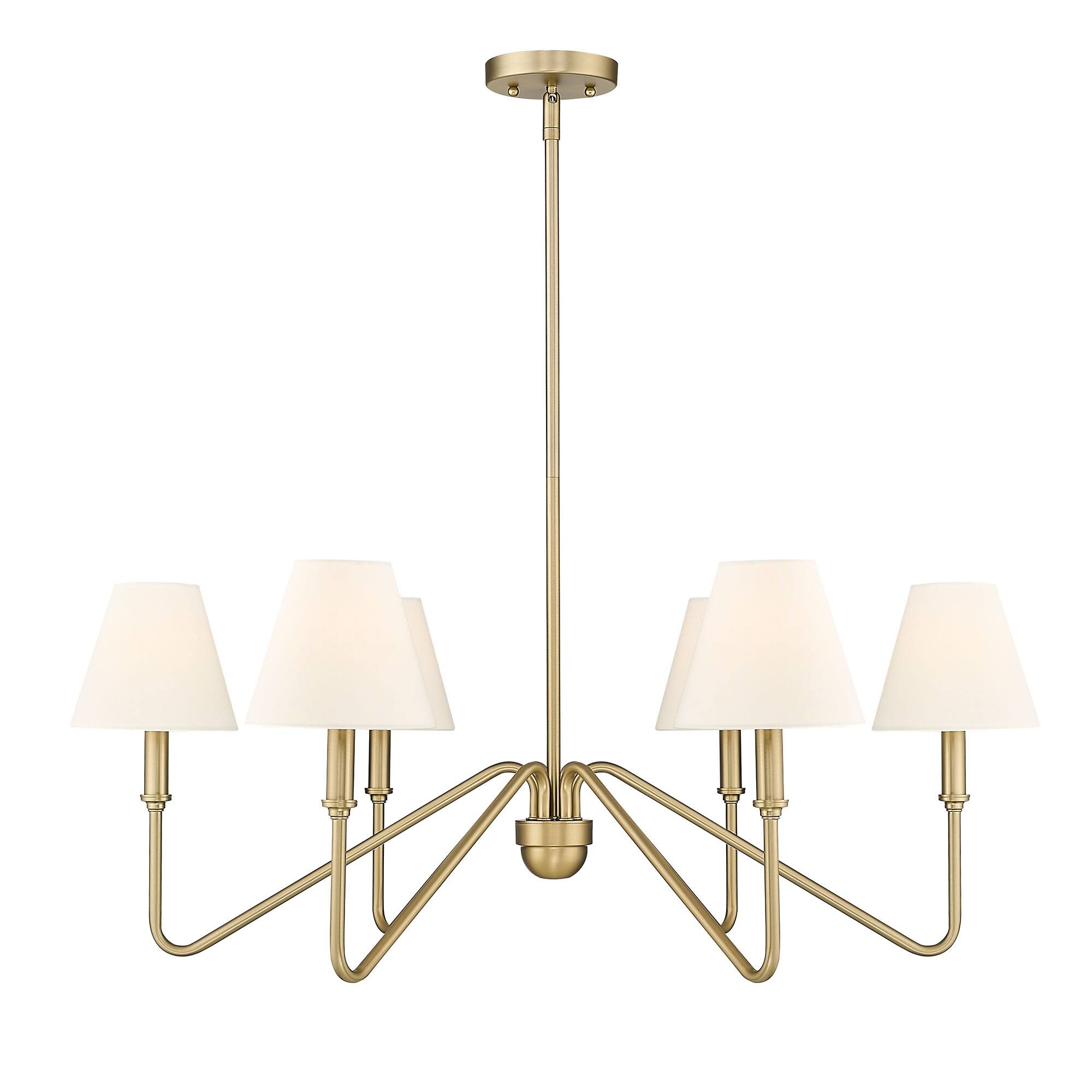 Option Brushed Champagne Bronze with Ivory Linen
