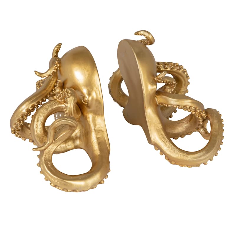 Decorative Resin Octopus Bookends